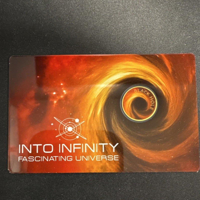 Chad 3000 Francs CFA Black Hole Into Infinity Universe 0.999 Gold Coin