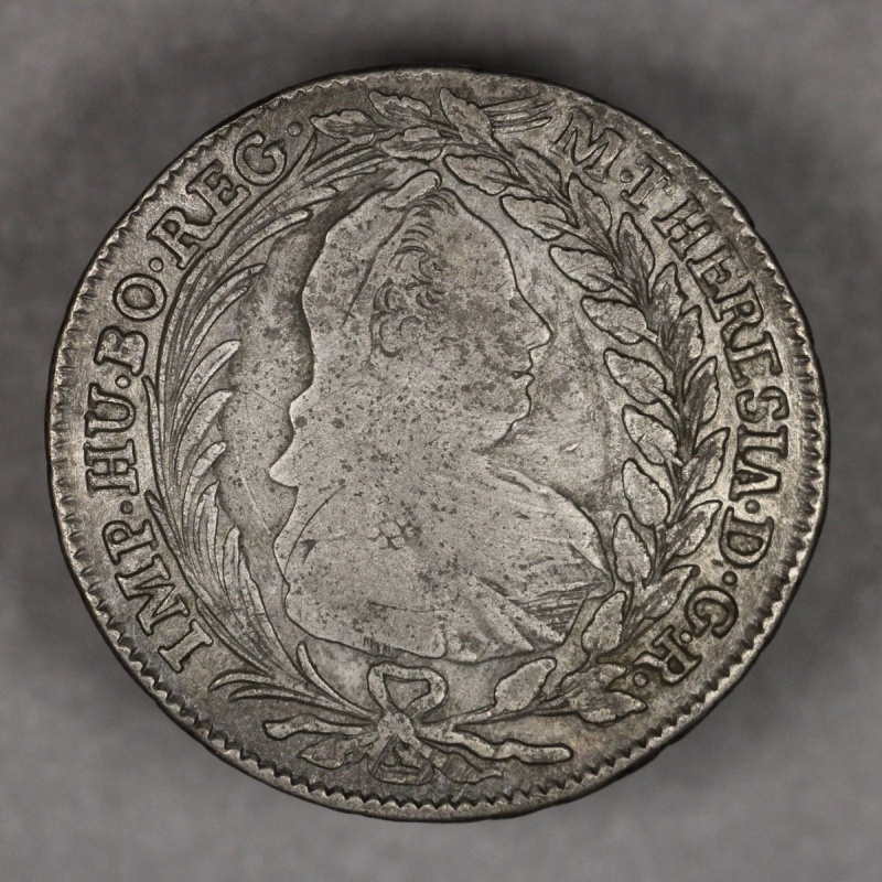 1772 Austria Maria Theresa Silver 20 Kreuzer