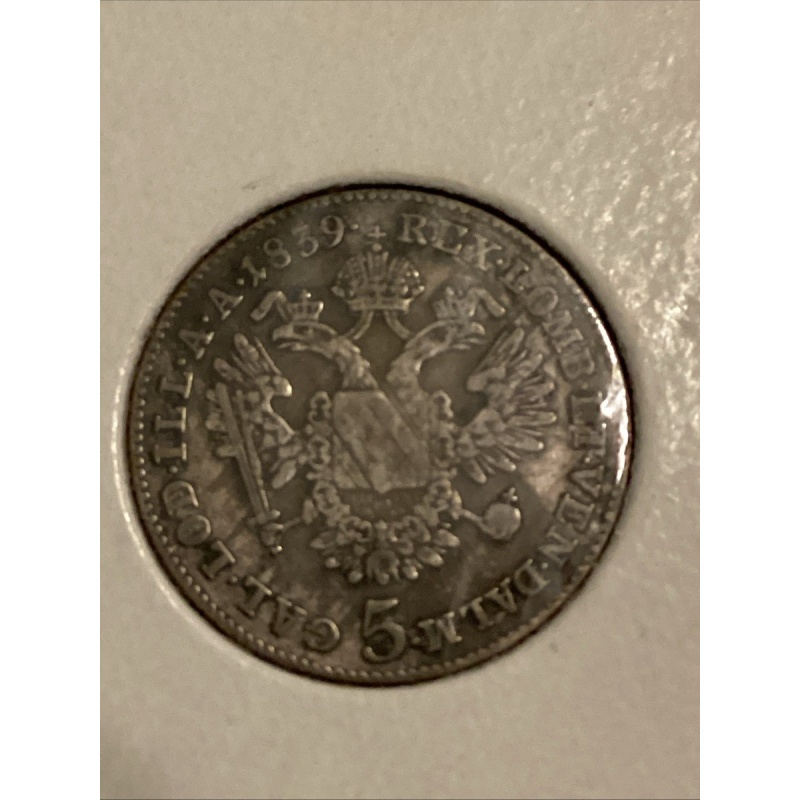 1939-C Austria 5 Kreuzer Ferdinand  Km#2196