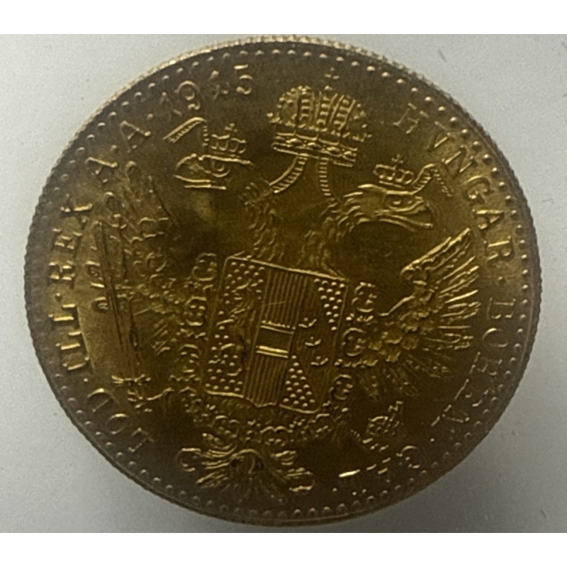 1915 1 Ducat Austria Gold .1106 oz Proof-Like .0986 PURE Gold