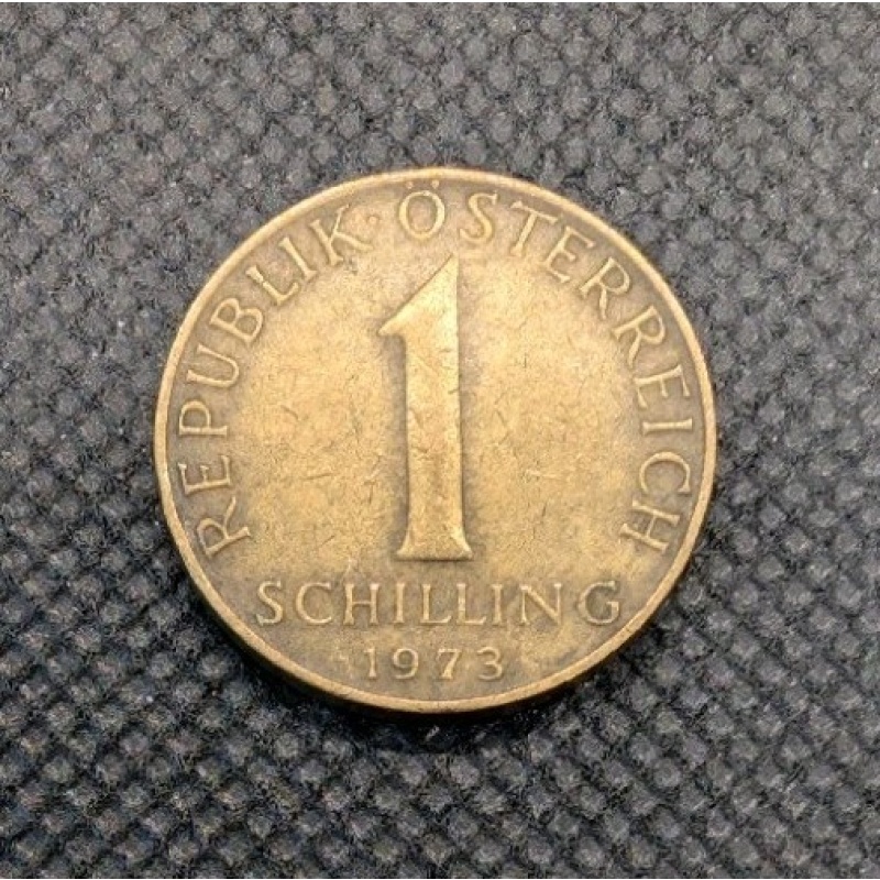 1973 - Austria - Republik Osterreich - 1 Schilling - 1 Shilling Coin.