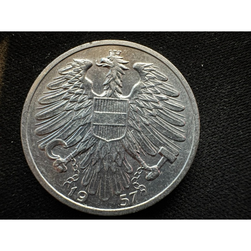 1957 AUSTRIA SCHILLING IN VF CONDITION
