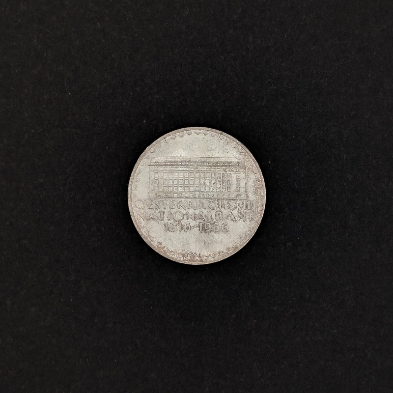 Austria 50 Schilling Silver .900 National Bank 1966 (KM#2900)