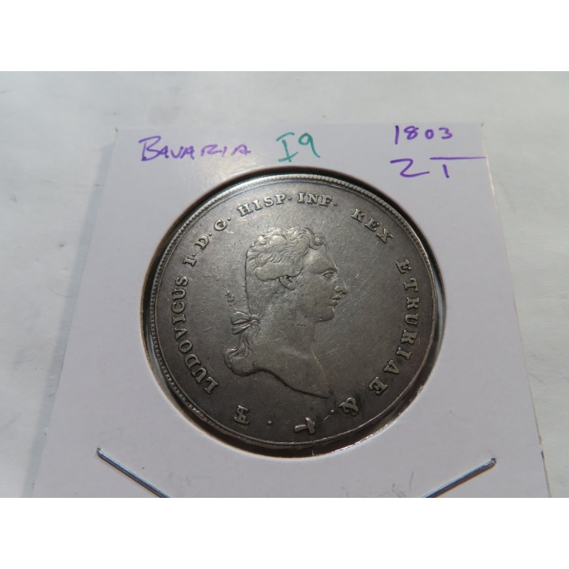 I9 Italy Tuscany 1803 Silver 1 Francescone