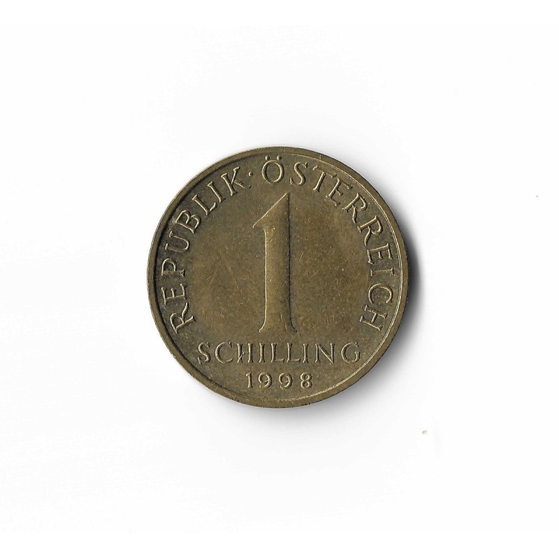 1998 Austria - 1 Schilling - 472 - Aluminum Bronze - 4.2g