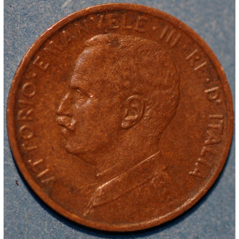 Italy Centesimo 1910 Vittorio Emanuele III KM# 40