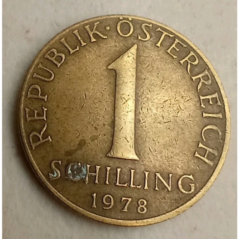 Ein 1 One Schilling 1978 Austria Coin Republik Österreich Edelweiss