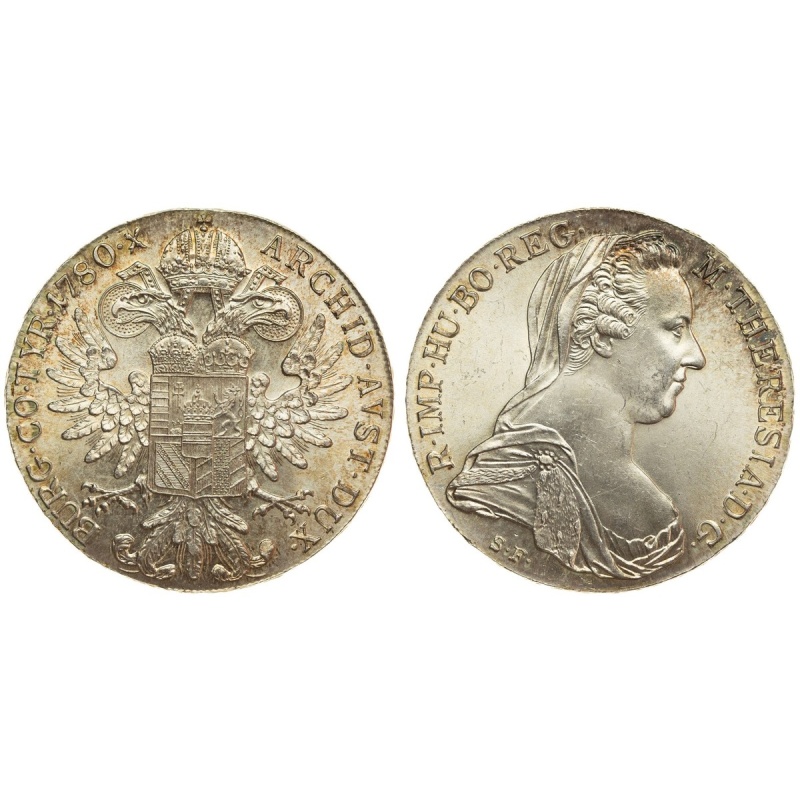 Austria - Thaler 1780 - Maria Theresa, Silver Restrike