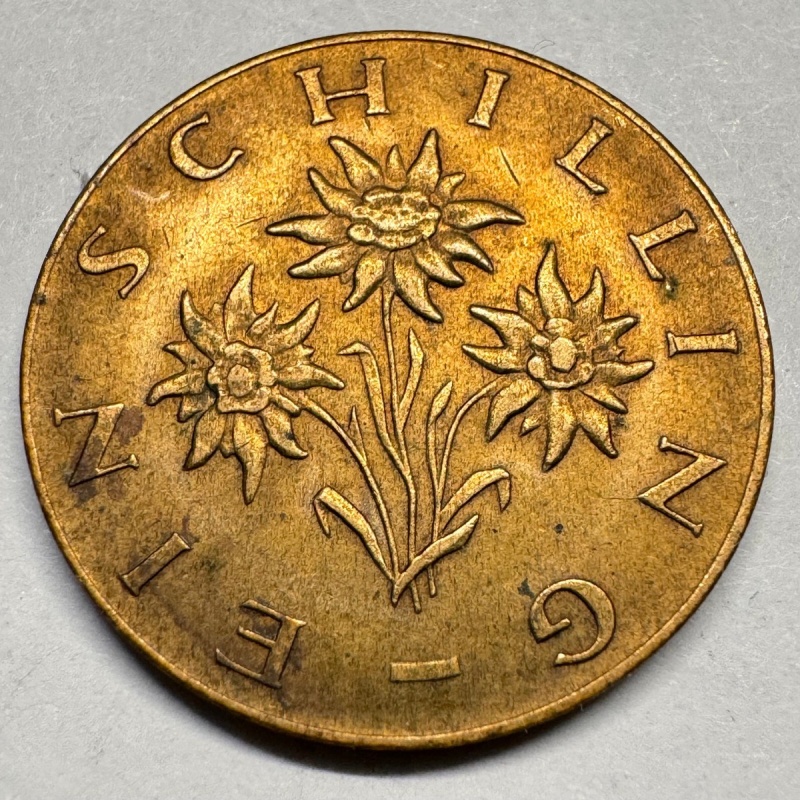 1959 Austria 1 Schilling - Beautiful Coin - #A-057-B