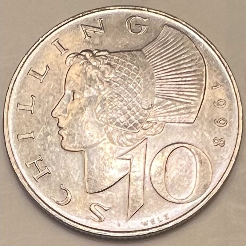 1998 ONE SHILLING AUSTRIA COIN - Austrian Ein Schilling Republik Osterreich
