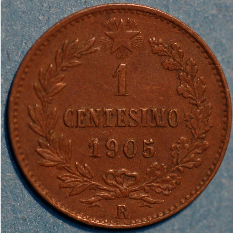 Italy Centesimo 1905 Vittorio Emanuele III KM# 35
