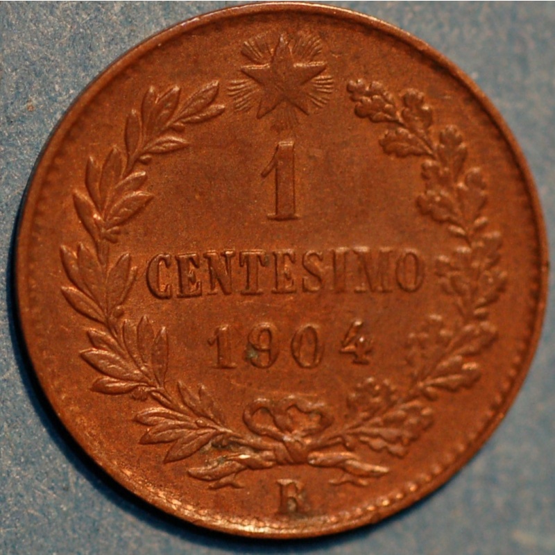 Italy Centesimo 1904 Vittorio Emanuele III KM# 35
