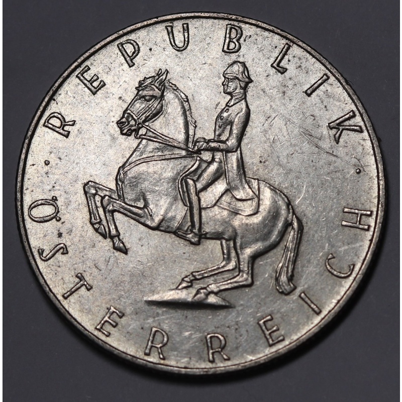 1963 Austria 5 Schilling Silver Coin KM#?2889