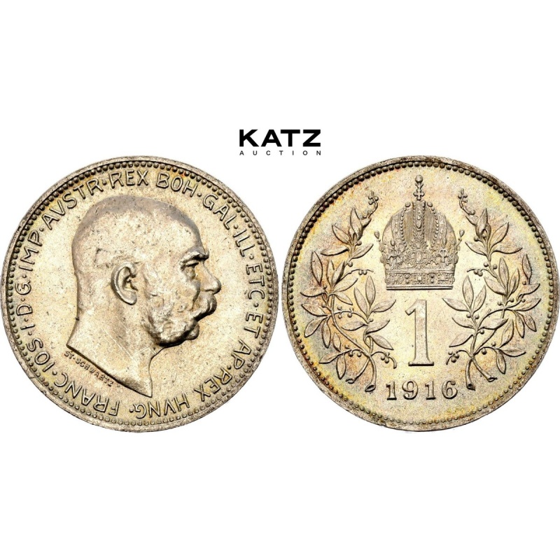 Austria 1 Corona 1916