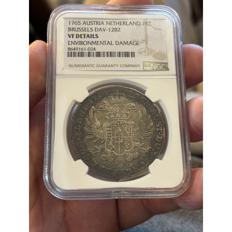 1765 Austria Netherland 1KT Brussels Dav-1282 NGC