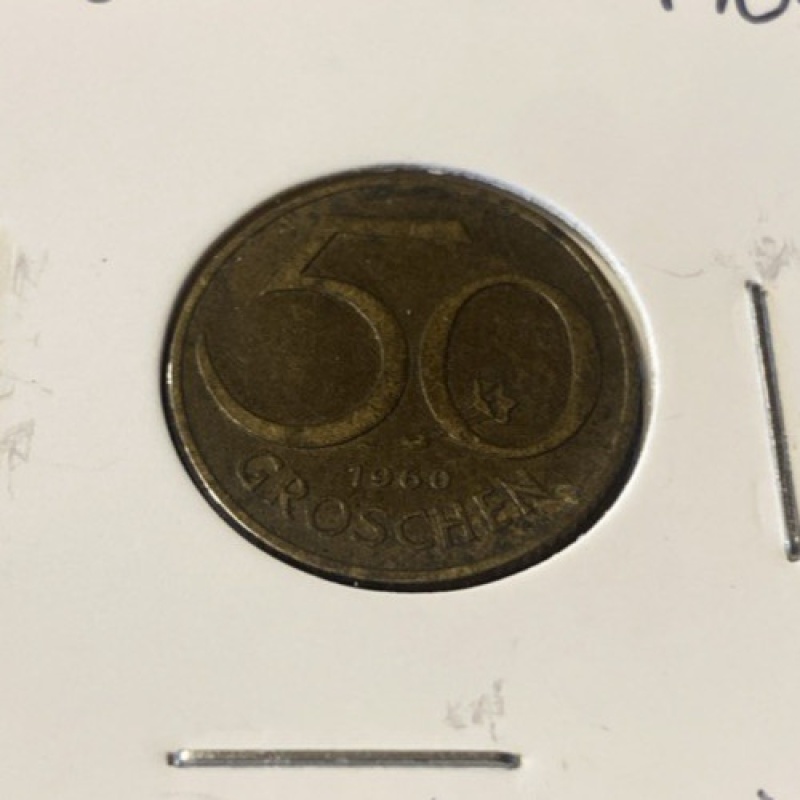 AUSTRIA 1960 XF-40 GROSCHEN COIN
