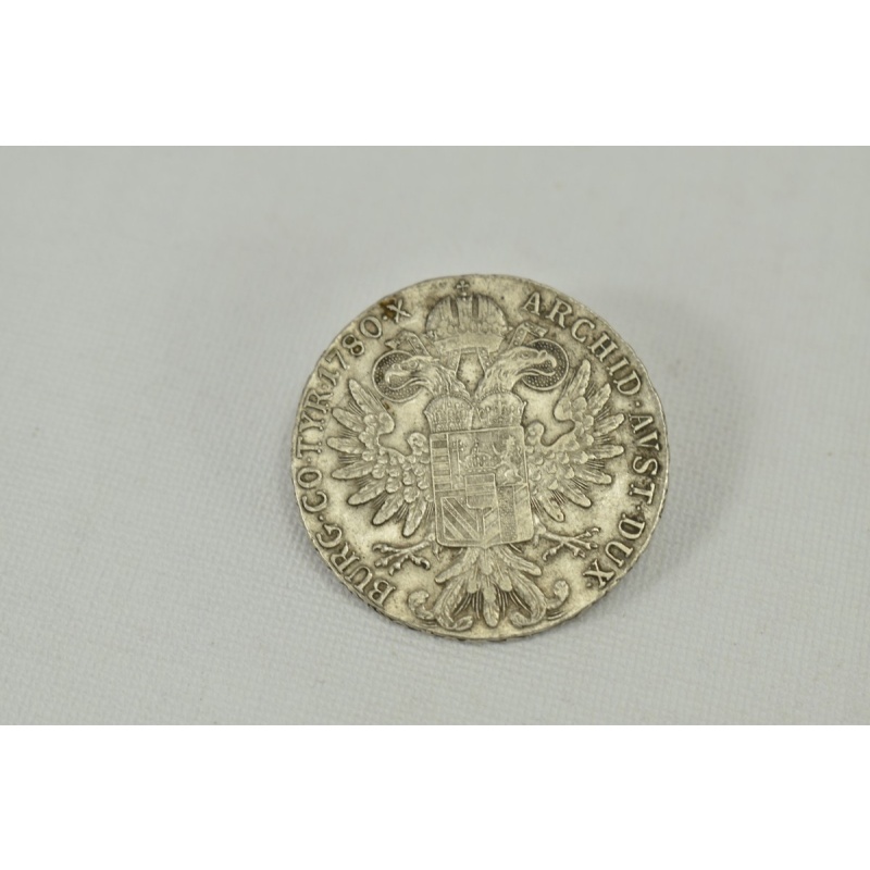 1780 Austria, SF 1 Thaler Maria Theresa Austrian Empire Silver Coin