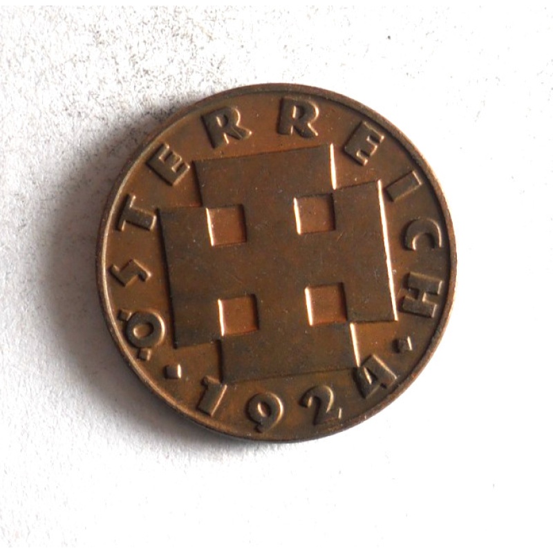 1924 Austria 200 Kronen Coin