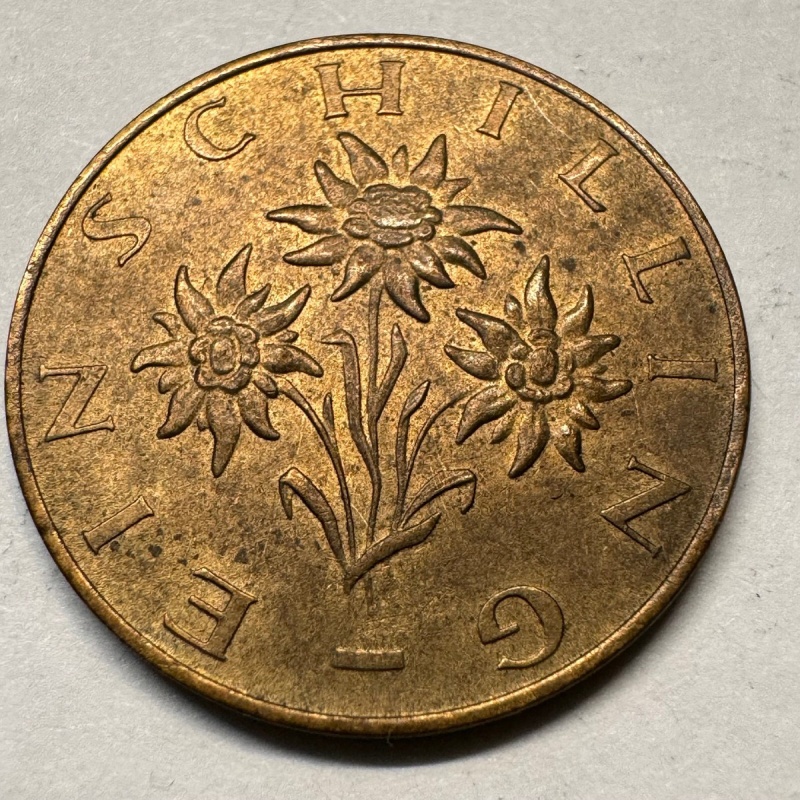 1975 Austria 1 Schilling - Beautiful Coin - #A-060-B