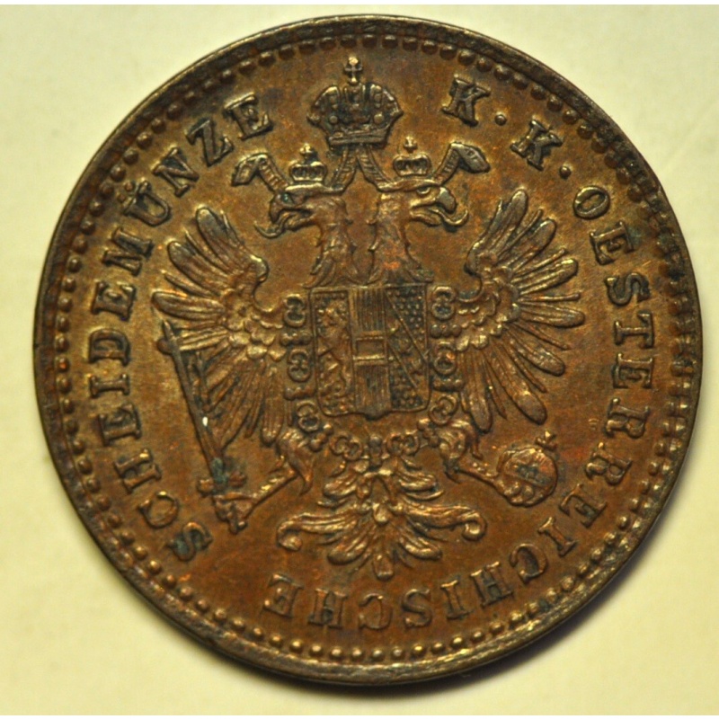 mw27458 Austro - Hungary; Kreuzer 1881   Franz Joseph I    KM#2186