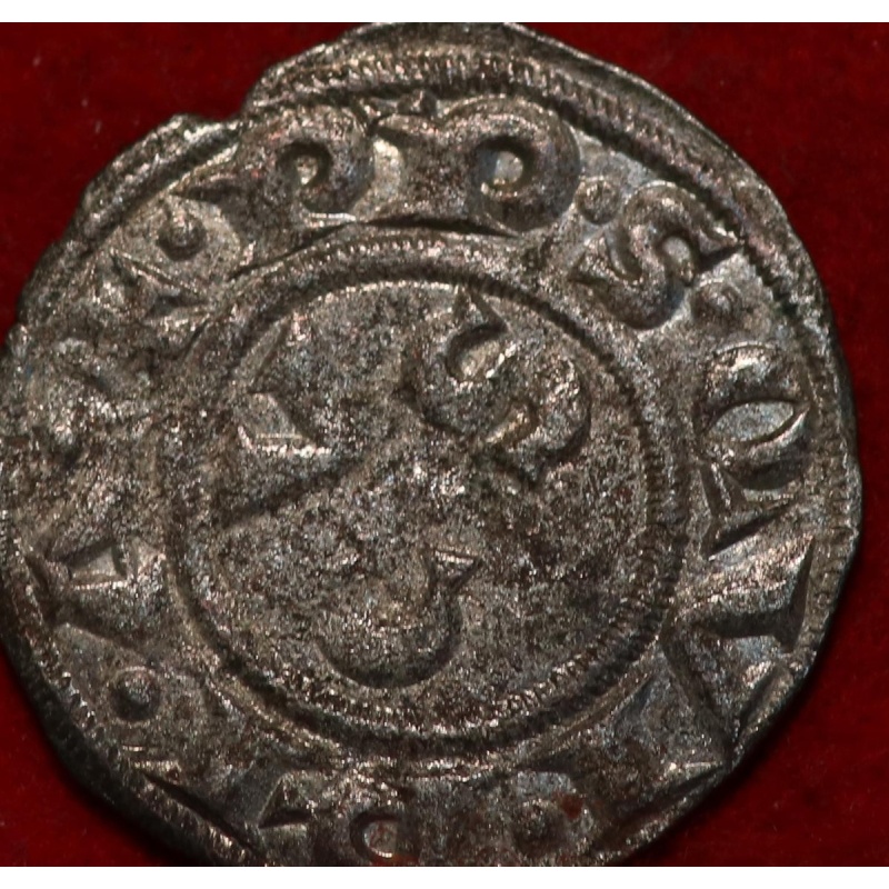 13th Century Italy Ancona Denar AR Silver Foreign Coin