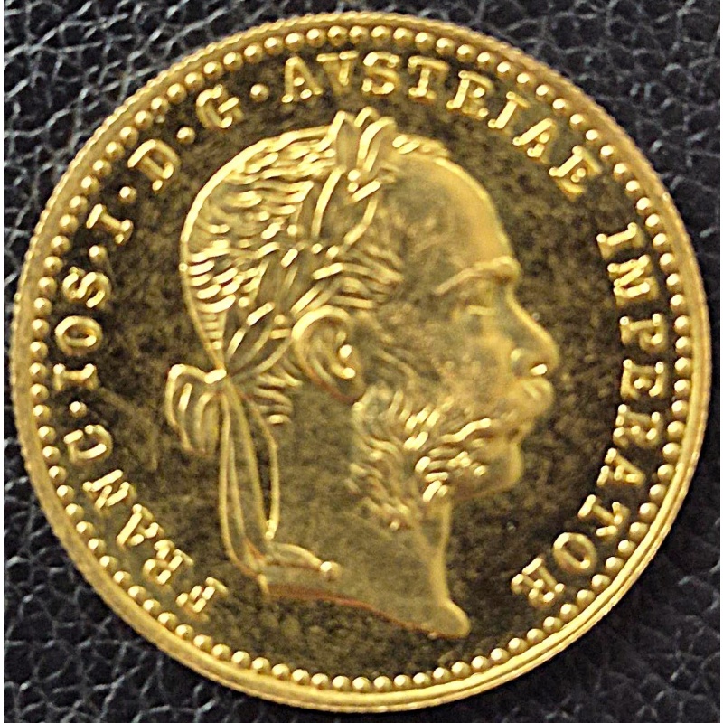 VINTAGE RARE 1915 3.5g  .986 FINE GOLD AUSTRIAN  (1) DUCAT  UNC #2