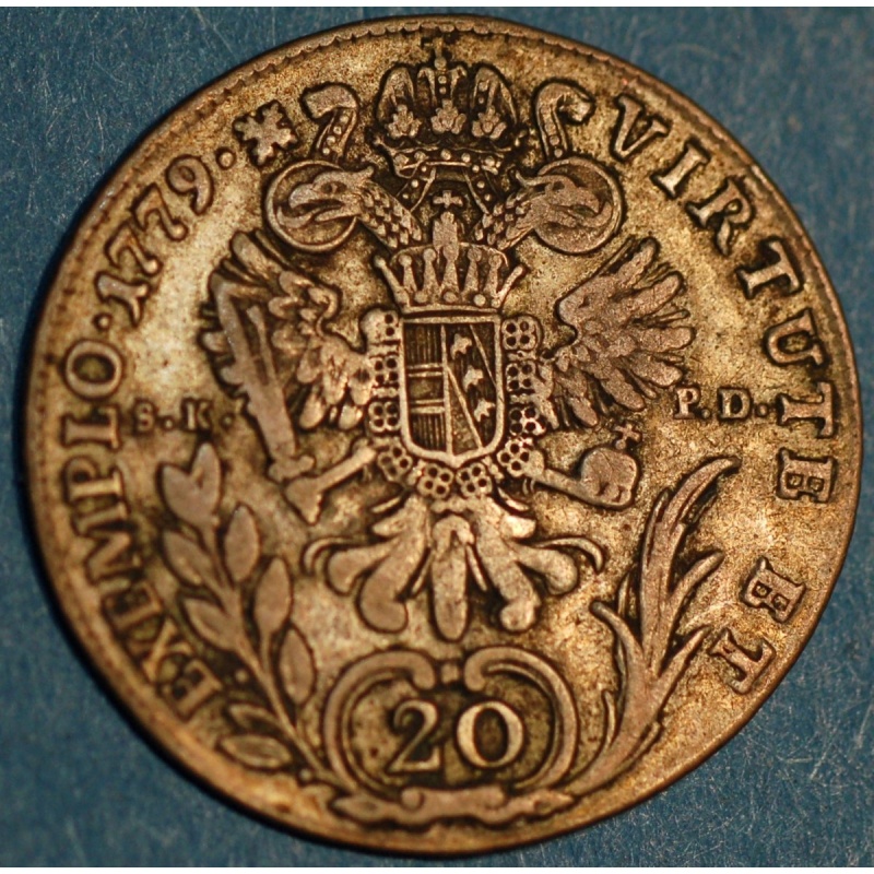 Austria 20 Kreuzer 1779 B SK-PD Franz II KM# 2067.1