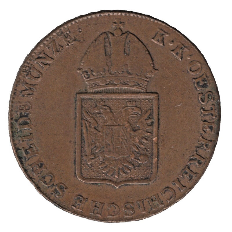 1816 B Austria Ein Kreuzer Coin – Austrian Empire