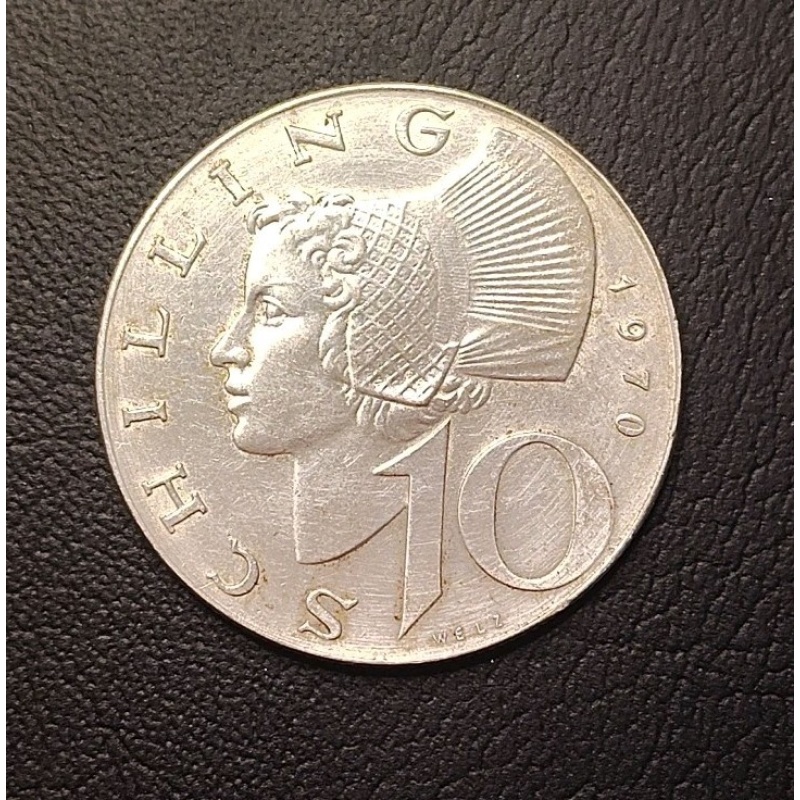1970 ???? Austria 10 Schilling Silver
