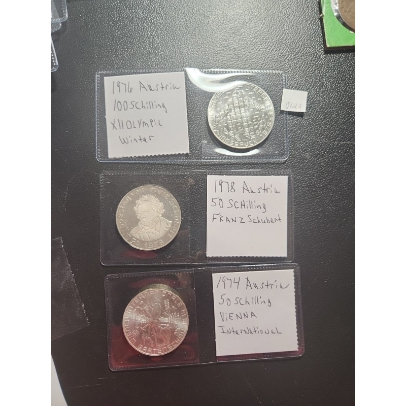 #3 AUSTRIA SCHILLING COIN LOT #0129