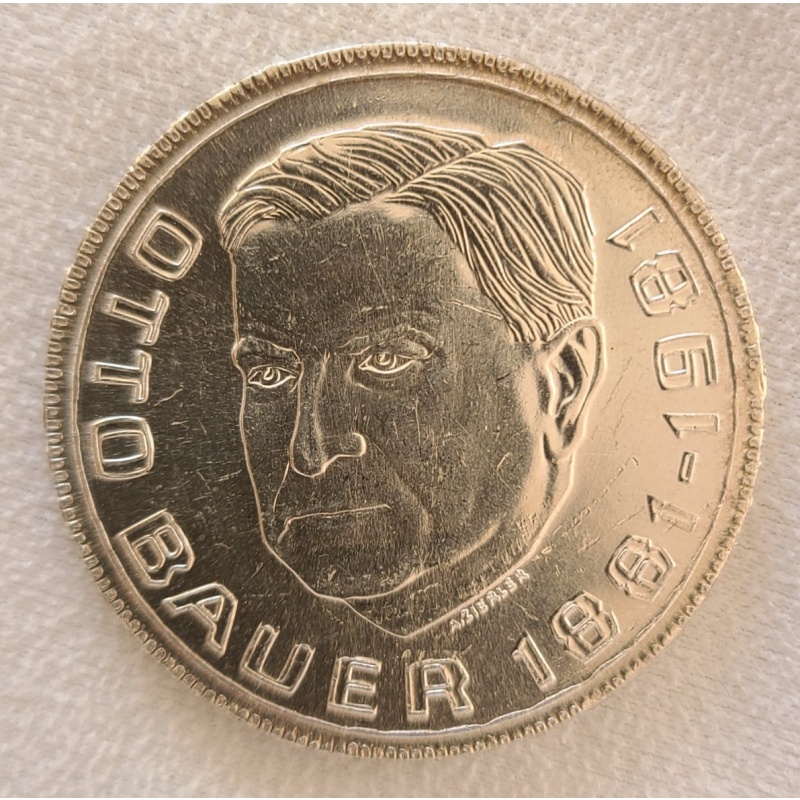 1981 Austria 500 schilling silver coin - Otto Bauer commemorative