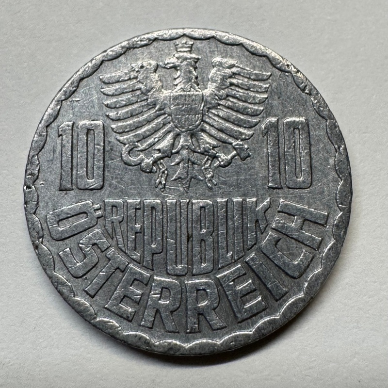 1965 Austria 10 Groschen - Coin #D-010