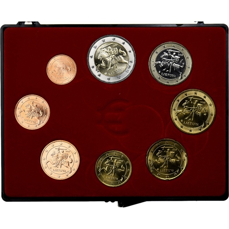 [#1278355] Lithuania, Set 1 ct. - 2 Euro, BU, 2015, Vilnius, MS