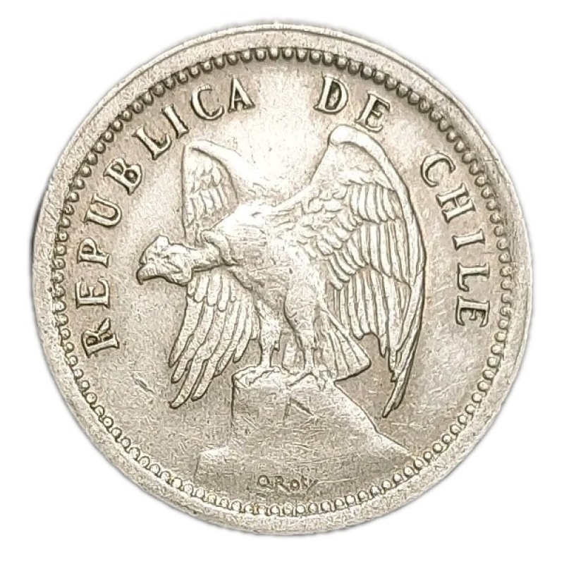 1941 Chile 20 Centavos XF Old Coin KM 167.3 Condor Bird
