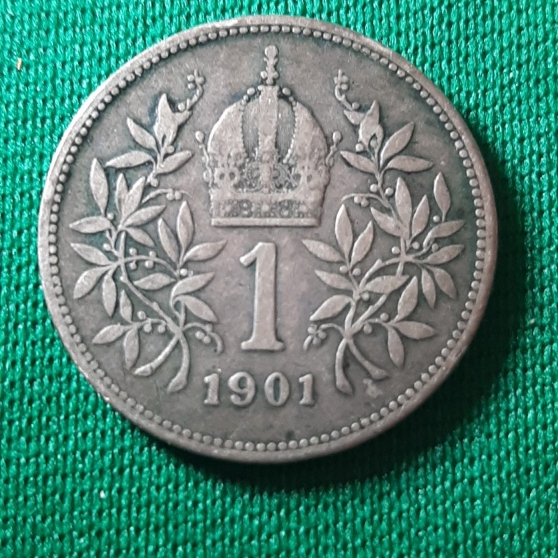AUSTRIA 1 Crown 1901 - Silver - Francesco Giuseppe