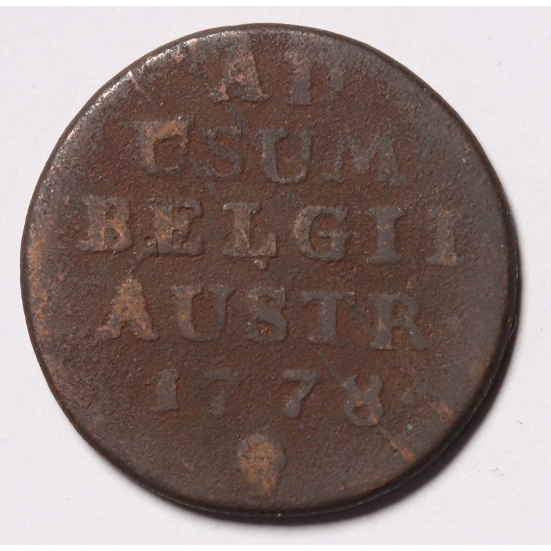 1778 Austrian Netherlands  Liard / Oord - Maria Theresia KM#28