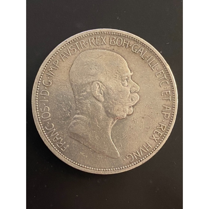 Austria, 5 Corona 1908, Franz Joseph I., RDR, Silver