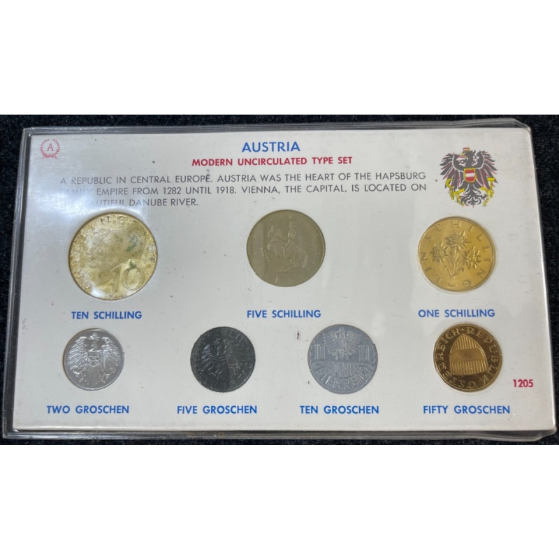 Early Austria 7 Coins Lot Excellent Condition High Value