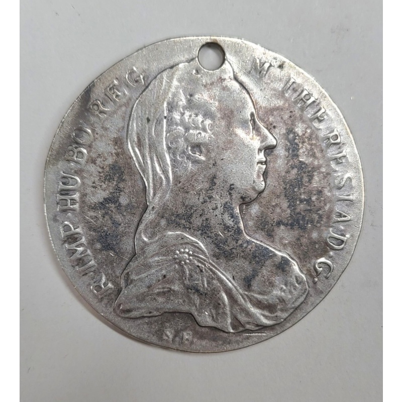 1780 Austria - Maria Theresa AR Thaler, Vienna 1780