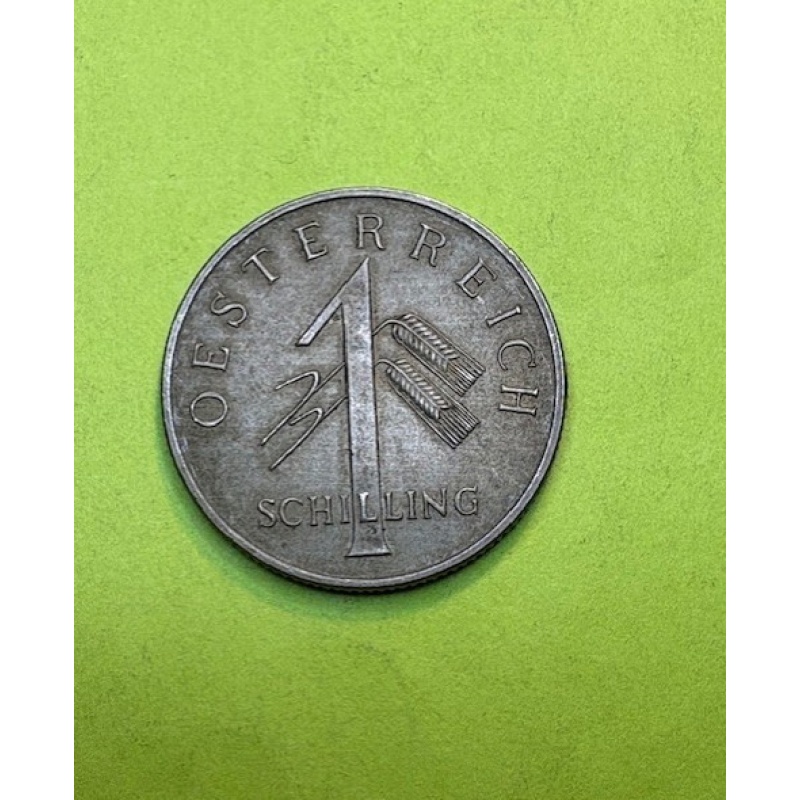 1934 Austria 1 Schilling Austrian Republic, Copper-Nickel, 26mm Dia.  KM#2851