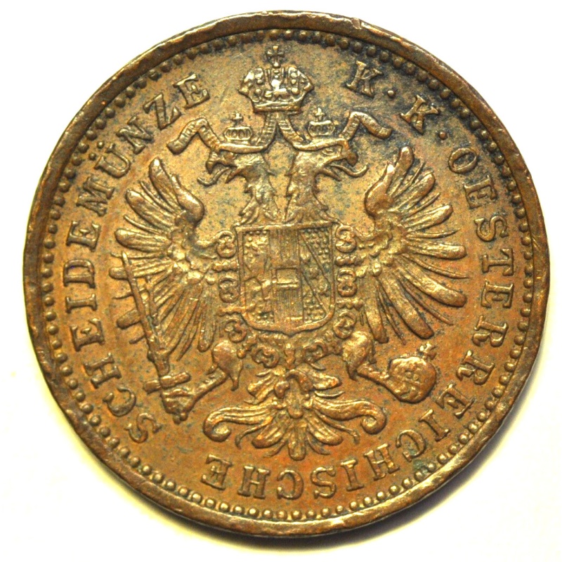 mw27462 Austro - Hungary; Kreuzer 1891    Franz Joseph I    KM#2187
