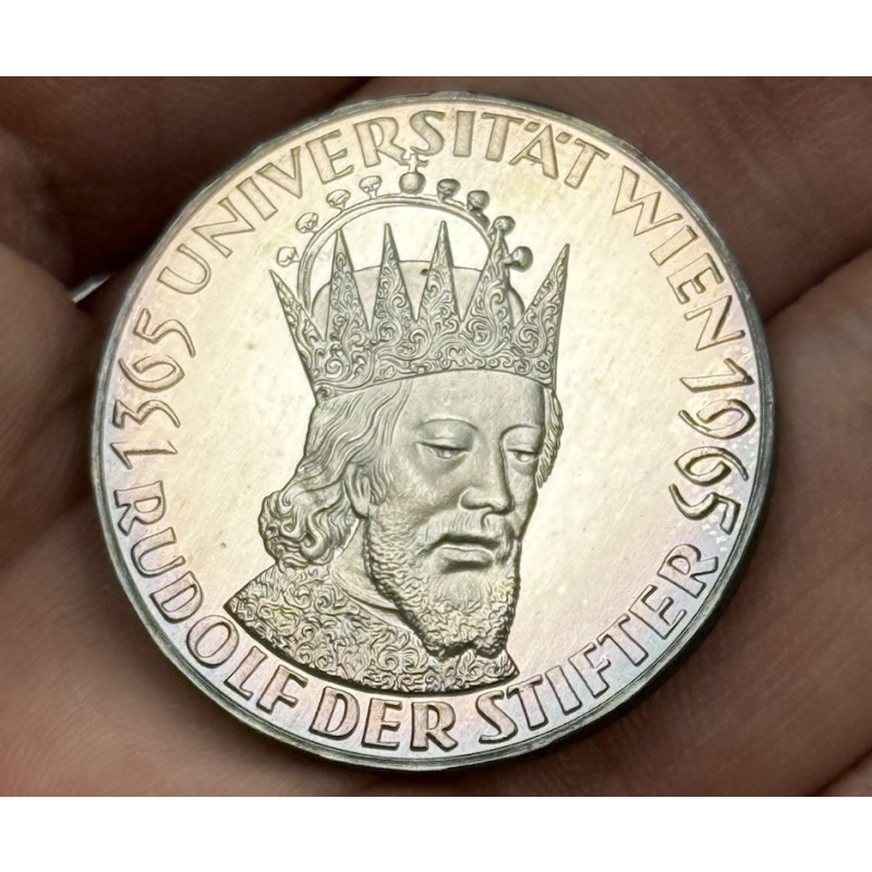Austria 1965 50 Schillings  UnCirculated Silver Coin #3670
