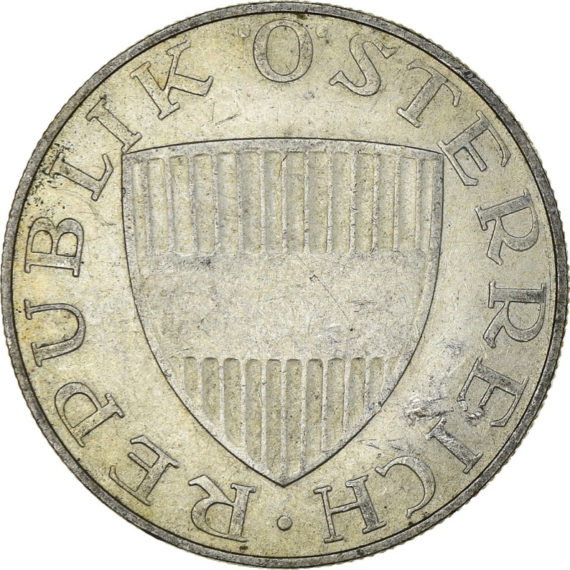 [#940617] Coin, Austria, 10 Schilling, 1958, MS(63), Silver, KM:2882