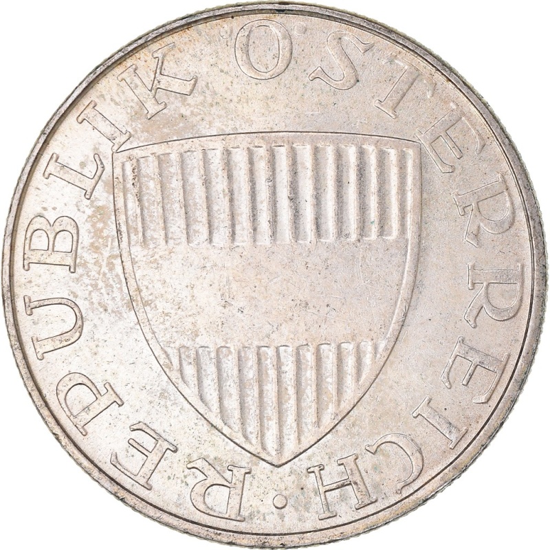 [#1061304] Coin, Austria, 10 Schilling, 1972, Vienna, AU(50-53), Silver, KM:2882