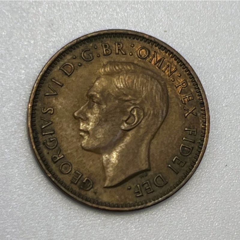 1952 Great Britain 1 Farthing Bronze Bird George VI XF EF Extra Fine World Coin