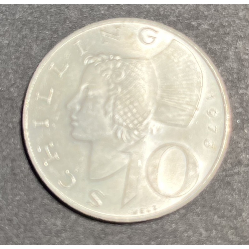 Austria - 10 Schilling - 64% Silver Austrian Coin - Lot #423