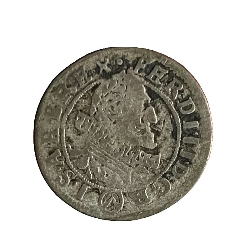 Ferdinand II Austria 3 Kreuzer Coin 1624 Silver