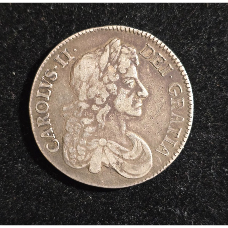 1679 Great Britain Charles II Silver Crown