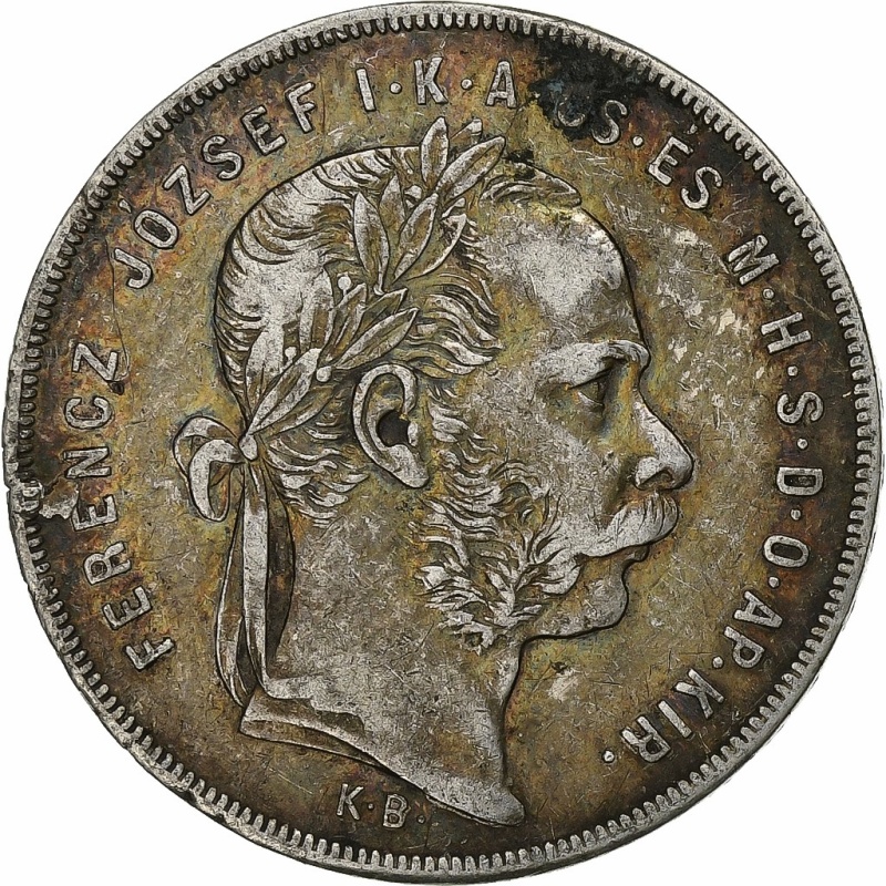 [#1116233] Hungary, Franz Joseph I, Forint, 1878, Kremnica, Silver, AU, KM:453.1
