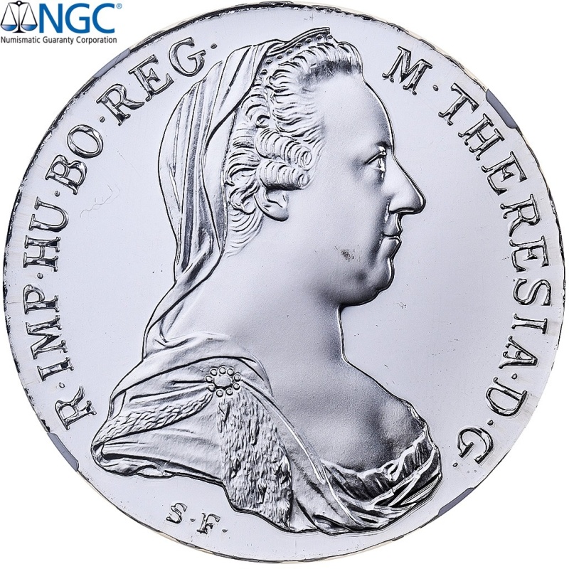 [#1067767] Austria, Maria Theresa, Thaler, 1780, Vienna, Restrike, Silver, NGC,